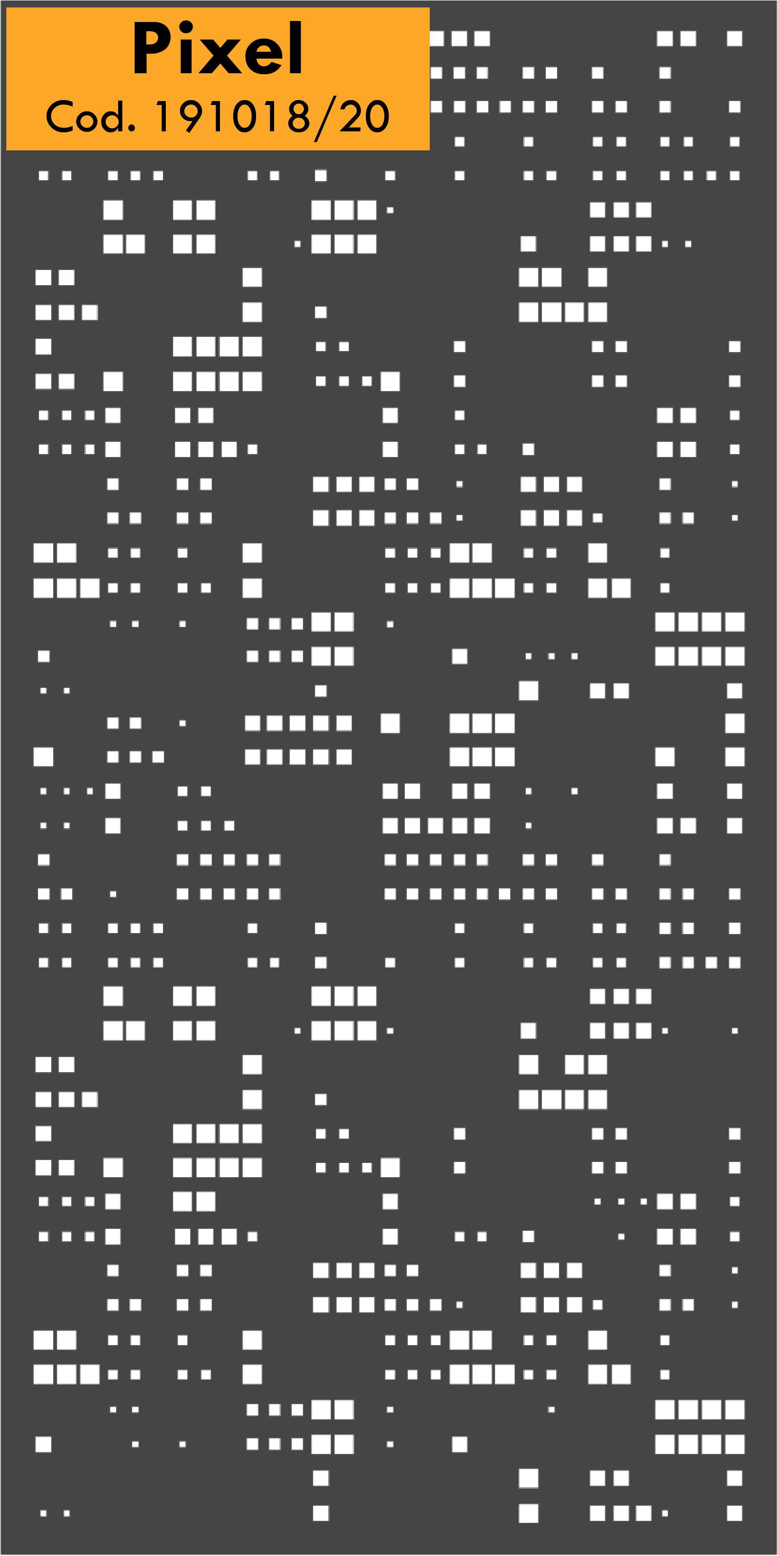 Chapa Decorativa Pixel